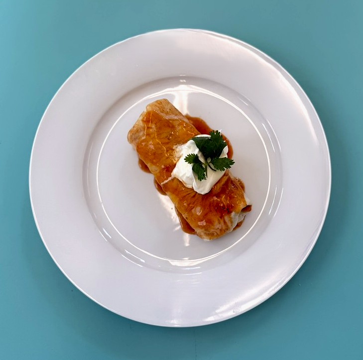 So-Addicted Chicken Enchiladas