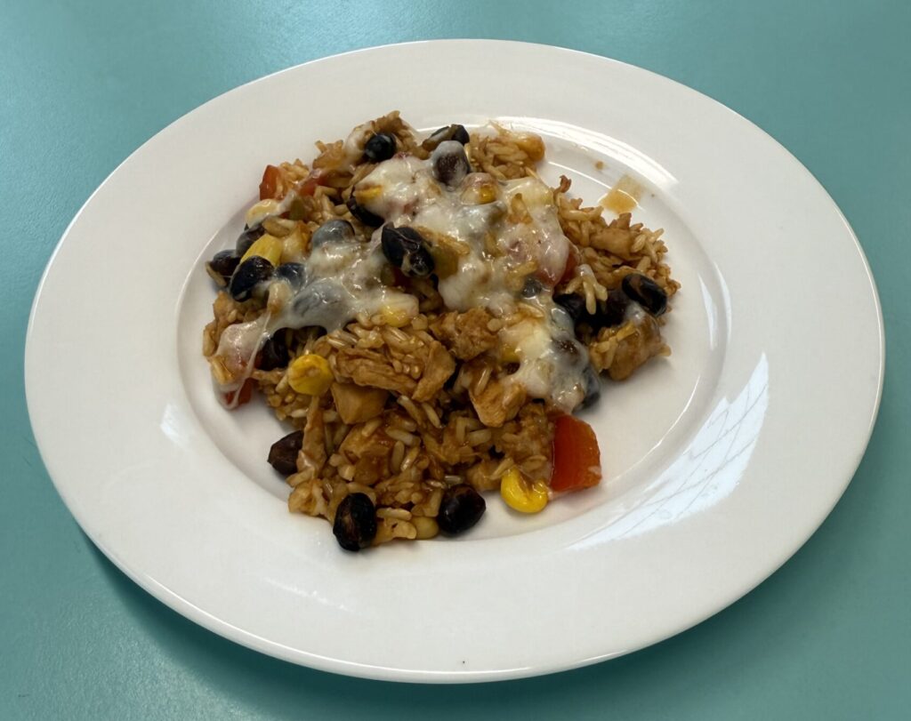 Easy Chicken Burrito Casserole