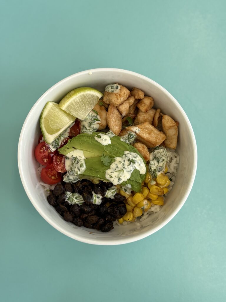 Cilantro Lime Chicken & Rice Bowl